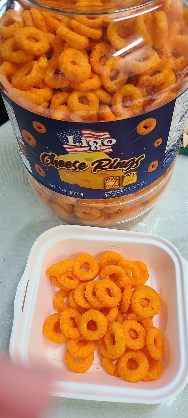 리고 치즈링 430g 리뷰 사진