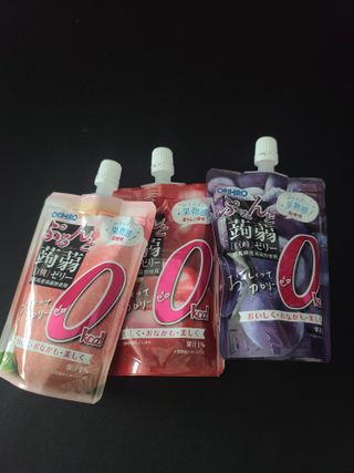 ORIHIRO 오리히로 곤약젤리 제로칼로리 130g 4종 4팩(맛별로 1팩씩) — 5점을 준 리뷰어가 2023년 3월 올린 사용 사진