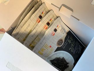 광천우리맛김 우리집밥도둑 맛있는광천김 우리김자반 50g 5봉 — 4.5점을 준 리뷰어가 2021년 11월 올린 사용 사진