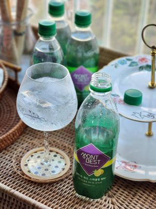 몽베스트 Montbest with Sparkling water Lemon OR Lime 20병(랜덤) — 5점을 준 리뷰어가 2022년 10월 올린 사용 사진