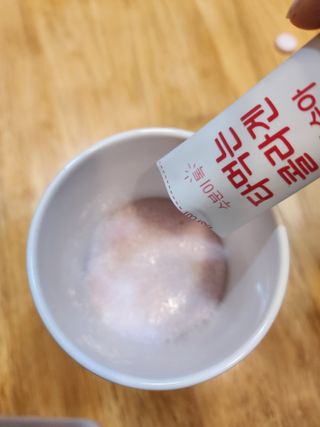 [음료수 대신 가능!]  빠르게 흡수되는 아임오 타먹는 콜라겐 1박스 — 4.5점을 준 리뷰어가 2023년 3월 올린 사용 사진