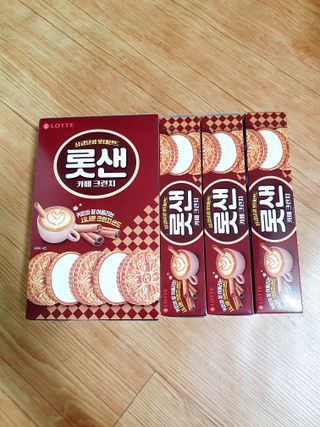 롯데제과 롯샌 카페크런치 — 4점을 준 리뷰어가 2021년 10월 올린 사용 사진