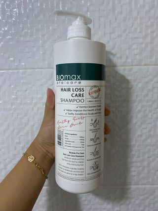 [바이오맥스] 프로코어 탈모완화샴푸 1000ml — 5점을 준 리뷰어가 2022년 8월 올린 사용 사진