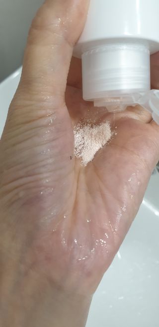 소담스퀘어 상암 [아멍코스메틱] 러뷰 리얼스킨 파룰 효소 파우더 워시 — 5점을 준 리뷰어가 2022년 11월 올린 사용 사진