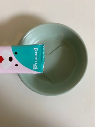 펫시랩 반려견용 액상 프리바이오틱스 아쿠아펫 — 5점을 준 리뷰어가 2021년 1월 올린 사용 사진
