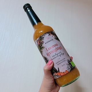 H365 [Kaskein Luomutyrniglögi] 핀란드 전통 무알콜 멀드와인 시벅톤 글로기 — 4.5점을 준 리뷰어가 2021년 4월 올린 사용 사진