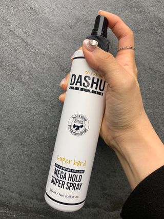다슈코리아 다슈 포 맨 프리미엄 메가 홀드 슈퍼 스프레이 250ml — 5점을 준 리뷰어가 2021년 4월 올린 사용 사진