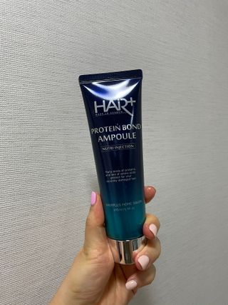 헤어플러스 단백질탈모샴푸 500ml+단백질본드앰플 145ml — 5점을 준 리뷰어가 2021년 4월 올린 사용 사진