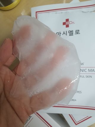 닥터마시멜로 마블러스 멀티 클리닉 마스크 — 5점을 준 리뷰어가 2021년 2월 올린 사용 사진