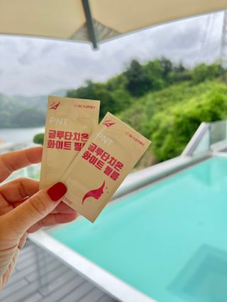 피엔티 [PNT 글루타치온 화이트 필름] 화이트 이너뷰티를 위한 관리템(1개월분) — 5점을 준 리뷰어가 2023년 5월 올린 사용 사진
