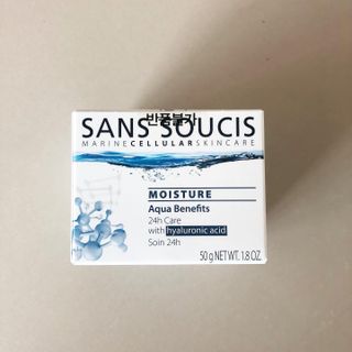산수시 아쿠아 베네핏 24h 수부지 물광 속건조 수분크림 50ml — 5점을 준 리뷰어가 2021년 6월 올린 사용 사진