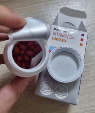 다나음 츄어블 비타민D 1000IU (130ml x 60캡슐) — 5점을 준 리뷰어가 2023년 3월 올린 사용 사진