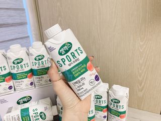 셀렉스스포츠 셀렉스 스포츠 웨이 프로틴 복숭아_ 330ml x 12팩 — 5점을 준 리뷰어가 2021년 3월 올린 사용 사진