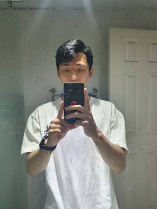 바울 프리미엄 수성 포마드 왁스 100g — 5점을 준 리뷰어가 2022년 5월 올린 사용 사진