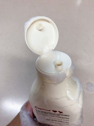 카프리나 프레쉬 산양밀크 어메이징 바디워시 500ml (오리지널향) — 4.5점을 준 리뷰어가 2023년 5월 올린 사용 사진