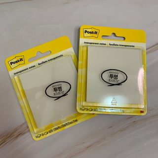 나우[3M] 포스트잇 노트 투명 메모지 30 매 (73mm x 73mm) X 2개 — 5점을 준 리뷰어가 2024년 7월 올린 사용 사진
