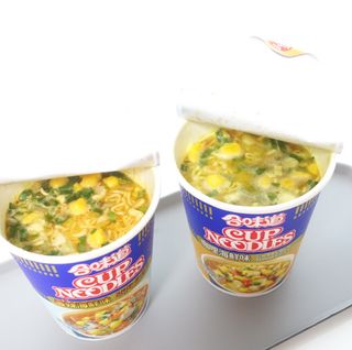 NISSIN 닛신 컵누들  4종 - 씨푸드오리지날, 씨푸드 스파이시, 씨푸드 커리, 씨푸드 XO소스 — 5점을 준 리뷰어가 2021년 12월 올린 사용 사진