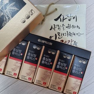 서울약사신협_투데이홍삼정플러스스틱_10g x 60포 — 4.5점을 준 리뷰어가 2021년 7월 올린 사용 사진