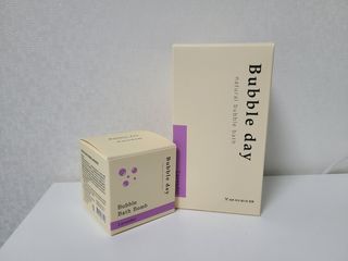 버블데이 아로마/과일 거품 입욕제 — 5점을 준 리뷰어가 2021년 7월 올린 사용 사진