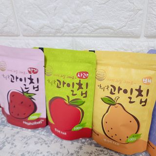 아비삭과일칩 5종 /딸기,사과,배,귤,무화과 5종 — 5점을 준 리뷰어가 2021년 5월 올린 사용 사진