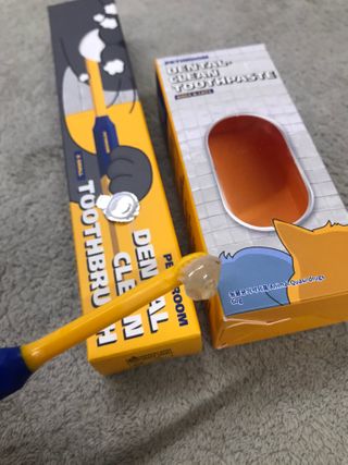 Pethroom 페스룸 PETHROOM DENTAL CARE SET 페스룸 덴탈 케어 세트 / 덴탈 클린 칫솔 + 덴탈 클린 치약 — 5점을 준 리뷰어가 2021년 1월 올린 사용 사진