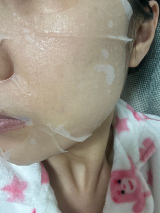 세뚜아(Cettua) 나우[세뚜아] 모이스처 밸런싱 페이셜 마스크 Cettua Moisture Balancing Facial Mask 4매 — 4점을 준 리뷰어가 2023년 12월 올린 사용 사진