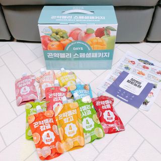 참앤들황토농원 10가지 맛, 입맛대로 스페셜하게~ 가볍게 한 포 땡! 곤약젤리 스페셜 패키지 130ml x 30포 — 4점을 준 리뷰어가 2022년 12월 올린 사용 사진