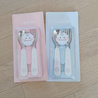 유비맘 스푼포크 케이스 세트 1+1 _컬러랜덤 발송 — 5점을 준 리뷰어가 2021년 2월 올린 사용 사진