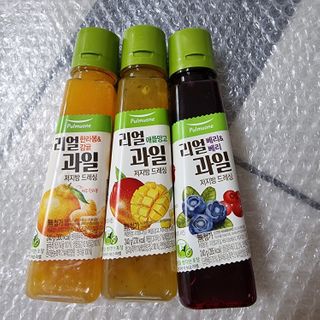 [풀무원] 리얼 과일  저지방 드레싱 240g 3종 — 5점을 준 리뷰어가 2021년 2월 올린 사용 사진
