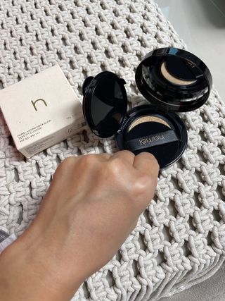 하멜 비건 아쿠아 글로우 제로핏 쿠션 — 4점을 준 리뷰어가 2022년 8월 올린 사용 사진