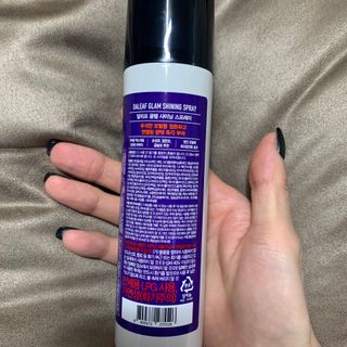 달리프 글램 샤이닝 스프레이 150ml — 5점을 준 리뷰어가 2020년 12월 올린 사용 사진