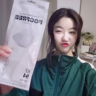 포그프리 김서림방지 마스크 KF94 10매 — 5점을 준 리뷰어가 2022년 1월 올린 사용 사진