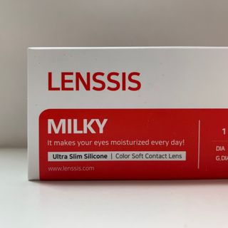 렌시스 LENSSIS [ 렌시스 ] 데일리 소프트한 색감렌즈 ＃밀키시리즈 1개월용 ｜ 3컬러 중 택1 ｜ — 4점을 준 리뷰어가 2021년 6월 올린 사용 사진