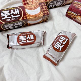 롯데제과 롯샌 카페크런치 — 5점을 준 리뷰어가 2021년 10월 올린 사용 사진
