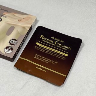 [올리브영] 웰더마 프리미엄 레티놀 콜라겐 리프팅 리스토어 피팅마스크 4매 — 5점을 준 리뷰어가 2025년 7월 올린 사용 사진