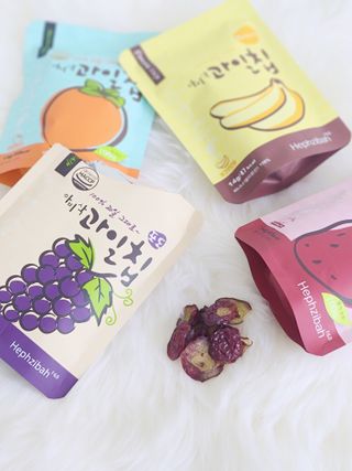 아비삭 과일칩 딸기, 감, 포도, 바나나 4종 — 5점을 준 리뷰어가 2021년 8월 올린 사용 사진
