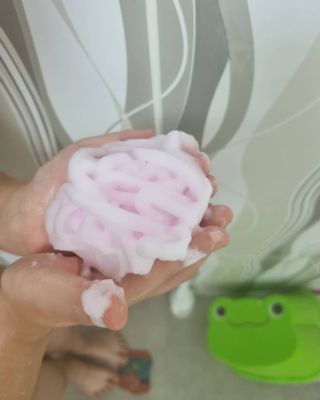 주식회사 권브라더스 [권브라더스] 목욕놀이 필수템, 핑키공주 유아버블클렌저 300ml 대용량 몽글몽글 구름 속 딸기향 — 5점을 준 리뷰어가 2022년 1월 올린 사용 사진