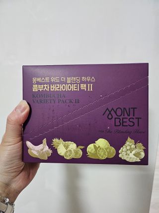 [몽베스트] 위드 더 블랜딩 하우스 콤부차 _ 버라이어티팩II — 4점을 준 리뷰어가 2024년 2월 올린 사용 사진