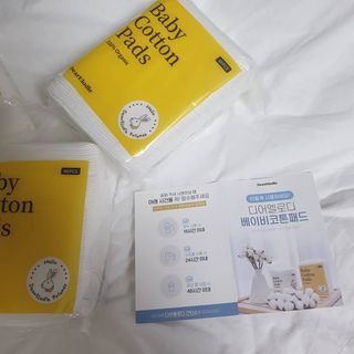 디어엘로디 프리미엄 유기농 유아 솜티슈 60매  2 + 1 PACK — 5점을 준 리뷰어가 2021년 3월 올린 사용 사진
