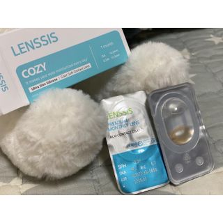 렌시스 LENSSIS [ 렌시스 ] 발색 짱짱 , 유니크한 색감 ＃코지시리즈  1개월용 ｜ 2컬러 중 택1 ｜ — 5점을 준 리뷰어가 2021년 7월 올린 사용 사진