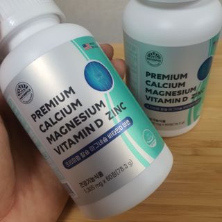 서울약사신협 네이처픽_칼슘마그네슘비타민D_1,305mg x 120캡슐 — 5점을 준 리뷰어가 2021년 9월 올린 사용 사진