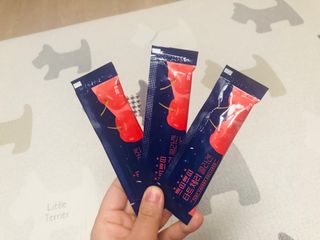 서울약사신협_쁘띠쁘띠타트체리콜라겐_20g x 14포 — 2.5점을 준 리뷰어가 2020년 12월 올린 사용 사진