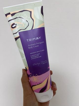 트리마이 주름개선 기능성의 퍼퓸 바디케어, 힐링 베리어 바디크림 3종 택1 — 5점을 준 리뷰어가 2022년 9월 올린 사용 사진