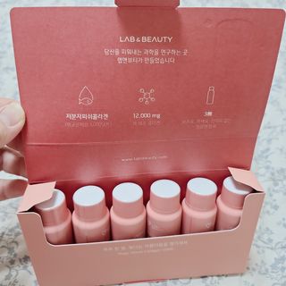랩앤뷰티 메가 벨벳 콜라겐 12000 — 5점을 준 리뷰어가 2021년 5월 올린 사용 사진