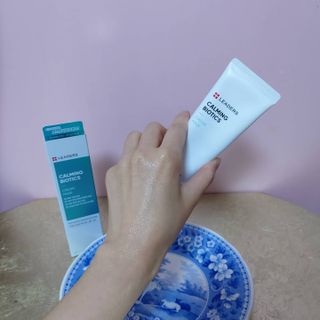리더스코스메틱 리더스 카밍 바이오틱스 크림 마스크 — 5점을 준 리뷰어가 2021년 3월 올린 사용 사진
