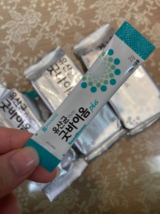 프리마인 유산균 국가지정연구소 선정, 살아있는 생유산균 200억 마리의 힘. 유산균n굿바이옴플러스 — 4점을 준 리뷰어가 2021년 9월 올린 사용 사진