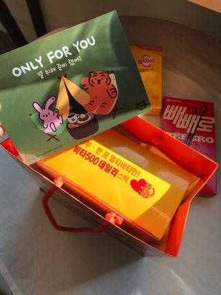 광동생활건강 [광동] 비타500데일리스틱  ★빼빼로데이★ 30포+70포+ 뚱랑이스티커+빼빼로+쇼핑백 — 5점을 준 리뷰어가 2022년 11월 올린 사용 사진
