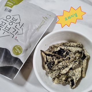 오봉산꽃부각 [만나식품] 오봉산 꽃부각 3가지 맛(오리지널, 새우맛, 매운고추맛) — 5점을 준 리뷰어가 2023년 1월 올린 사용 사진