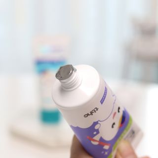 닥터데디스 안심불소 튼튼치약(청포도, 민트 중 택 1) 60g + 여행용 미니 치약 15g — 5점을 준 리뷰어가 2022년 9월 올린 사용 사진