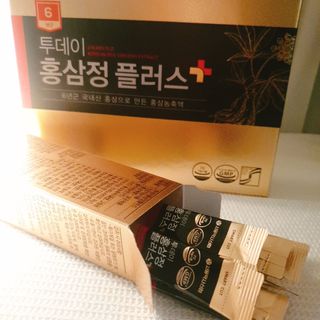 서울약사신협_투데이홍삼정플러스스틱_10g x 30포 — 5점을 준 리뷰어가 2021년 6월 올린 사용 사진